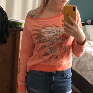 Off shoulder sweater